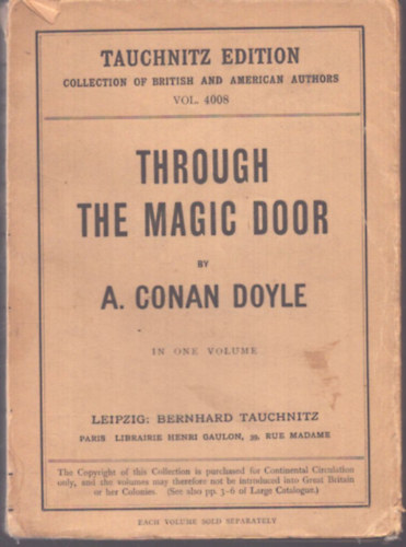 Artur Conan Doyle - Through the magic door