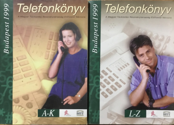 Telefonk�ny - Budapest 1999 (2 k�tet)