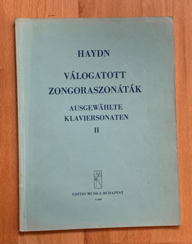Haydn - V�logatott zongoraszon�t�k II.