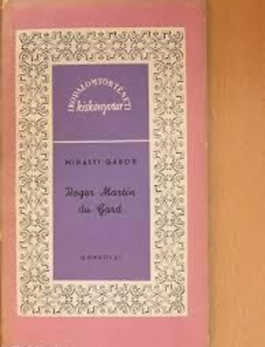 Mihályi Gábor - Roger Martin du Gard