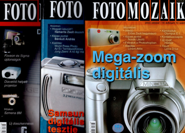 Sulyok Lszl - Foto Mozaik 2003 vfolyam 1-12. sz. ( teljes )