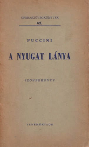 A nyugat lnya- szvegknyv