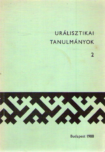 Domokos Pter - Pusztay Jnos (szerk.) - Urlisztikai tanulmnyok 2. - Bereczki Emlkknyv