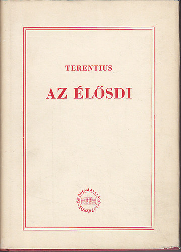 Terentius - Az élősdi (latin-magyar)