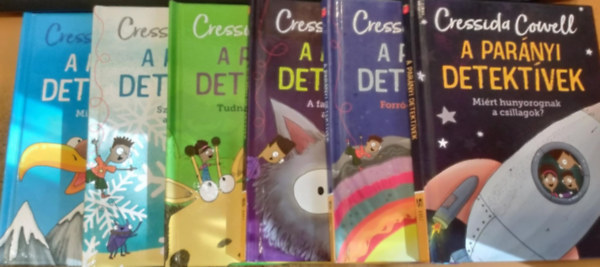 Cressida Cowell - Artful Doodlers (illusztrci) - 6 db A parnyi detektvek: Mirt kk az g? + Szokott havazni a sivatagban? + Tudnak a fk beszlni? + A farkasok ltnak a sttben? + Forr-e a Fld kzepe? + Mirt hunyorognak a csillagok?
