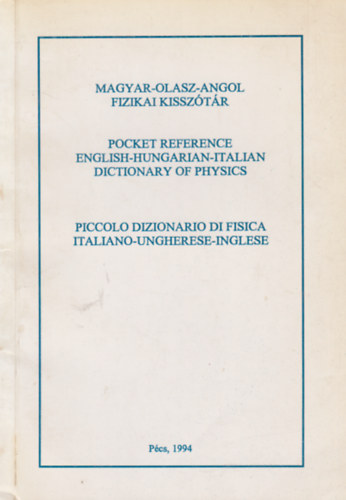 Fris gota-Kozma Ida Zsuzsanna - Magyar-Olasz-Angol fizikai kissztr