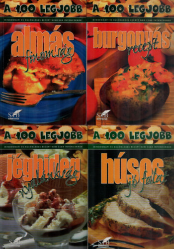Tor Elza - 4 db A 100 legjobb szakcsknyvek egytt: A 100 legjobb burgonys recept, A 100 legjobb jghideg nyalnksg, A 100 legjobb hsos j falat, A 100 legjobb alms finomsg.