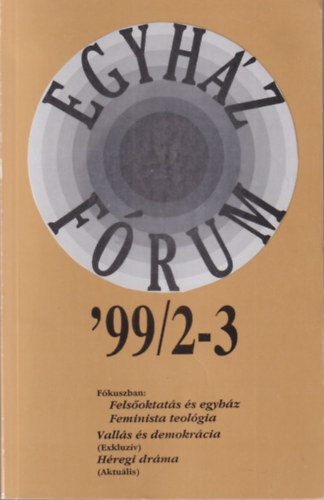 Kovcs-Krassi Anik, Bksi Eszter - Egyhz Frum 99/2-3