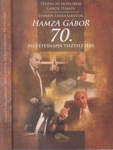Boc dm, Sndor Istvn - nnepi tanulmnyok Hamza Gbor 70. szletsnapja tiszteletre