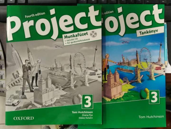 Tom Hutchinson - 2 db Project 3 Fourth Edition: Tank�nyv (OX-4022637) + Munkaf�zet (OX-4764926)