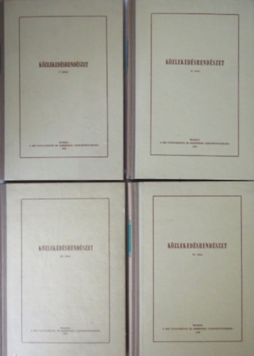 Közlekedésrendészet I-IV.