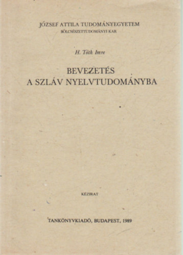 H. Tth Imre - Bevezets a szlv nyelvtudomnyba