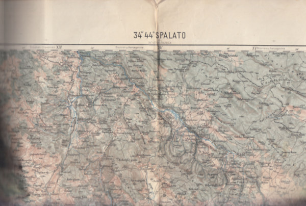 Spalato t�rk�p (34�44�) (48x66 cm) (1:200 000)
