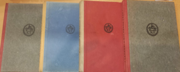 Leonyid Leonov, Artur Mller, Steen Steensen Blicher, V. M. Grsin - 4 db Kner Izidor nyomda sorozata: A vejlbyi pap (elbeszlsek) + Dikkaland (elbeszlsek) + A kis ember vge + A piros virg (elbeszlsek)