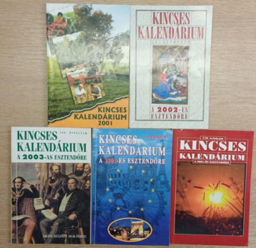 Dulai Sndor (fszerk.) - 5 db Kincses Kalendrium: 2001-2005