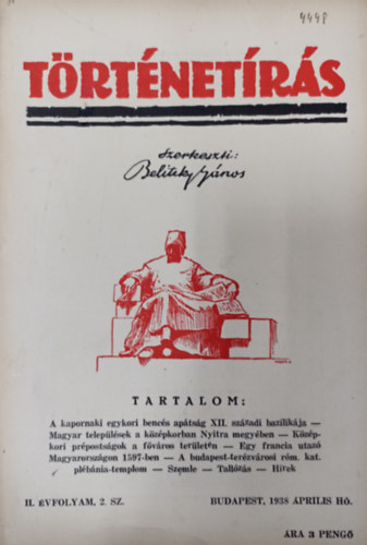 Belitzky Jnos (szerk.) - Trtnetrs III. vfolyam 1. sz. 1939. janur