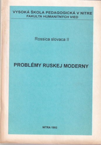 Szlovk nyelvknyv  (Problmy Ruskej Moderny)