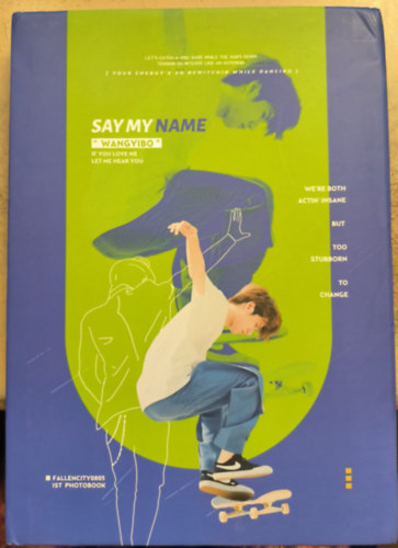 Say My Name (angol nyelv� fot�album Wang Yibo sz�n�szr�l)