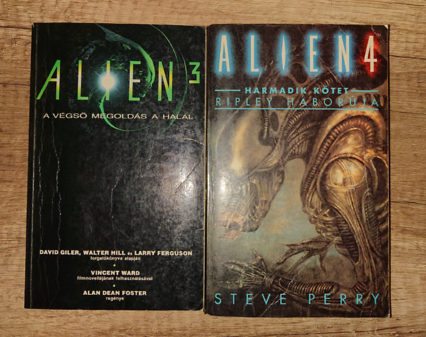 Steve Perry, Vincent Ward - 2 klasszikus Alien sci-fi: Alien 3., Alien 4.