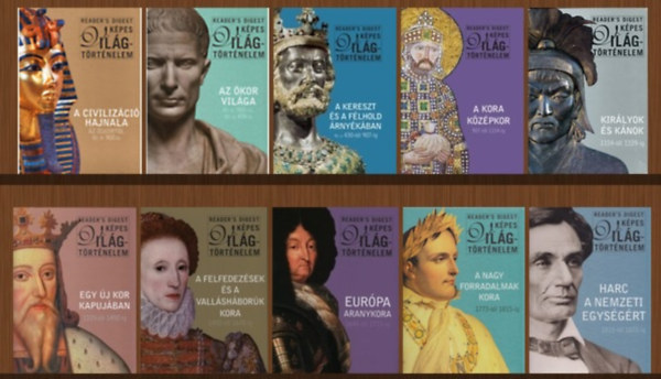 Gspr Zsuzsa (szerk.) - Reader's Digest Kpes vilgtrtnelem 1-10 (teljes sorozat)