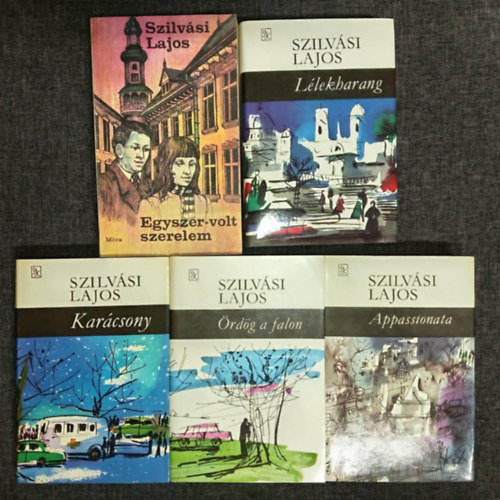 Szilv�si Lajos - (5db) Szilv�si Lajos k�nyvcsomag: Egyszer-volt szerelem / L�lekharang / Kar�csony / �rd�g a falon / Appassionata