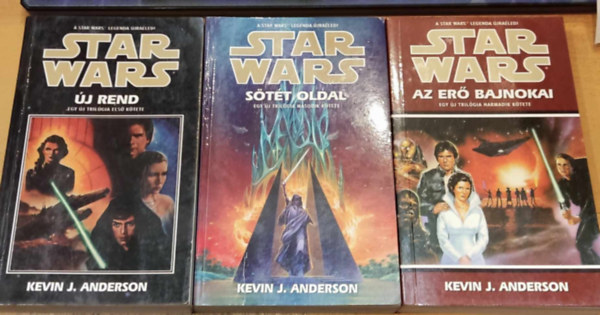 Kevin J. Anderson - Star Wars legendák - A Jedi akadémia-trilógia: Új rend + Sötét oldal + Az erő bajnokai (3 kötet)