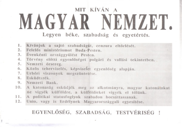 Mit kvn a Magyar Nemzet (12 pont rplap)