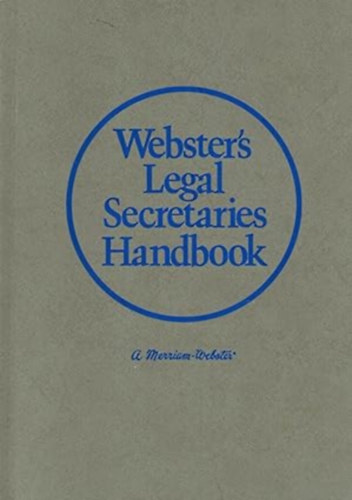 Austin G. Anderson - Webster's legal secretaries handbook