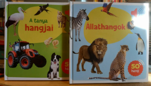 Ullmann Medien GmbH - 2 db hangos könyv, 50 hang: A tanya hangjai + Állathangok