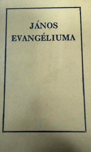 János evangéliuma