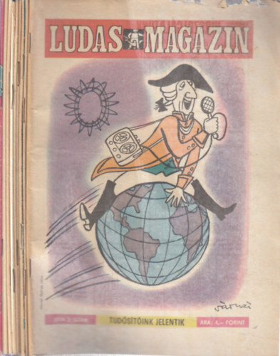 �rkus J�zsef (f�szerk.) - 8 db. Ludas magazin 1979. (hi�ny: janu�r, febru�r, j�lius, okt�ber) + Ny�ri �r�m�k