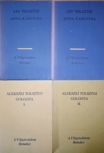 Lev Tolsztoj, Alekszej Tolsztoj - Anna Karenina I-II. + Golgota I-II.