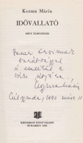 Kozma M�ria - Id�vallat�