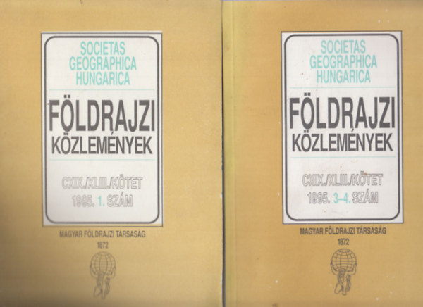 Fldrajzi kzlemnyek 1995/1, 3-4. szm