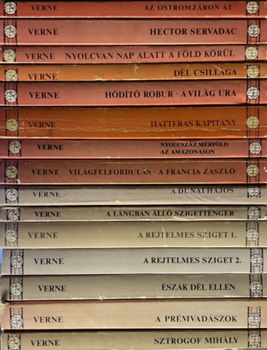 Verne Gyula - 15 db Verne Gyula reg�ny