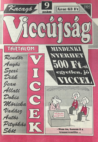 Kacagó Viccújság 9. szám - 1995