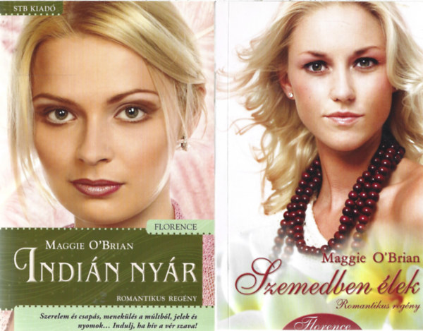 Maggie O'Brian - 2 db knyv, Indin nyr, Szemedben lek