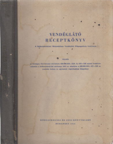 Venesz Jzsef /szerk. - Vendglt receptknyv