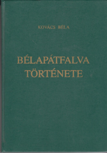 Kovács Béla - Bélapátfalva története