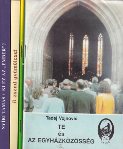 Tadej Vojnovic, Bar�th �gnes M. Specioa, Ny�ri Tam�s - 4 db vall�ls k�nyv: Te �s az egyh�zk�z�ss�g, Ezt tudniillik tudni illik!, A csend gy�m�lcsei, Ki ez az �,,ember" ?