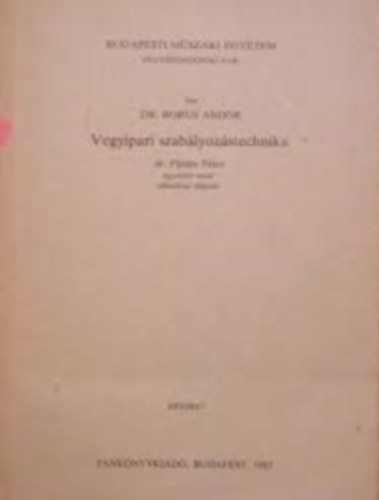 Vegyipari szabályozástechnika