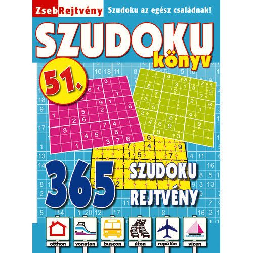 ZsebRejtvény Szudoku könyv 51.