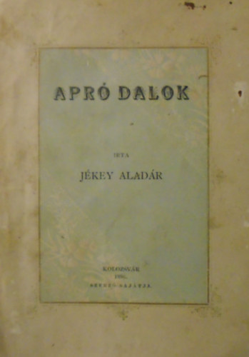 Jkey Aladr - Apr dalok