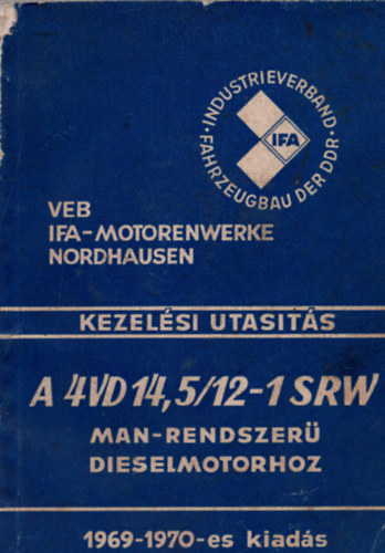 4 VD 14,5/12-1 SRW tpus Diesel-motor javtsi kziknyve