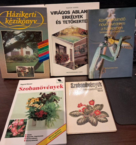 Seprs Imre Dr. (szerk.), Sulyok Mria, Sigrid Heuer - 5 db-os kertszeti KNYVMENT AJNLAT: Szobanvnyek+Szobanvnyek sikeres polsa s szaportsa+Virgos ablakok, erklyek s tetkertek+
