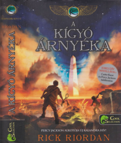 Rick Riordan - A k�gy� �rny�ka - kem�ny k�t�s