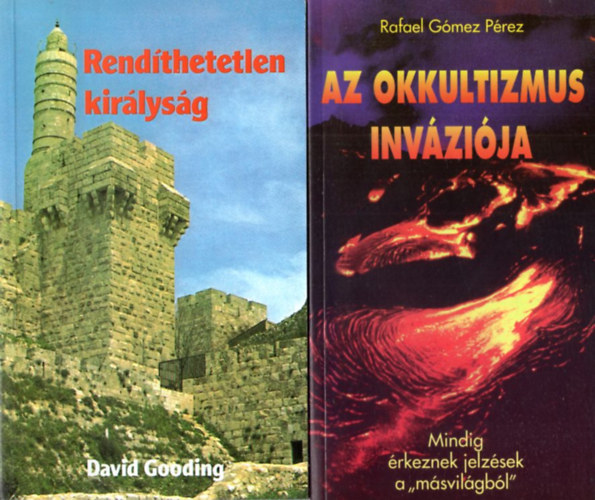 Michael Laimer SJ, Wilhelm Pahls, Paul Roth, David Gooding - 5 db vallási könyv: Az okkultizmus inváziója + Rendíthetetlen királyság + Istennel mindig beszélhetünk + Vallás vagy evangélium? + Igen vagy nem, de hogyan?