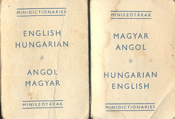 Havas Lívia (szerk.) - Magyar-angol, angol-magyar miniszótár I-II. (Miniszótárak) - Minikönyvek