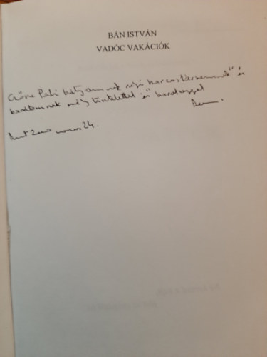 Bn Istvn - X-trm sportjaim 1. - Vadc vakcik