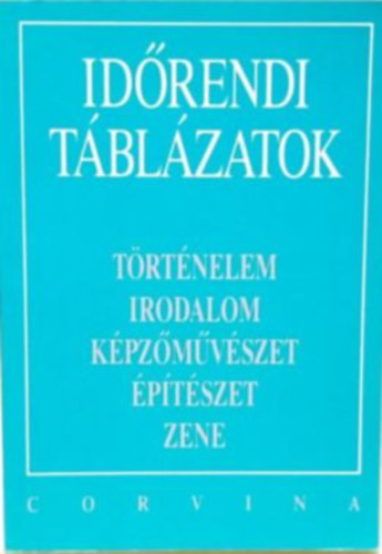 Idrendi tblzatok - Trtnelem, Irodalom, Kpzmvszet, ptszet, Zene -
